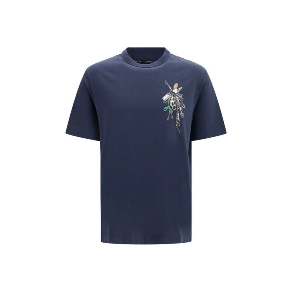 Barbour Blue Cotton Men's T-Shirt